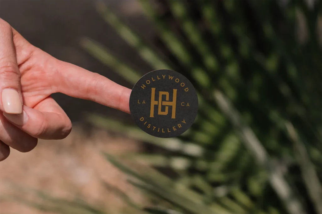 Hollywood Distillery Logo Sticker