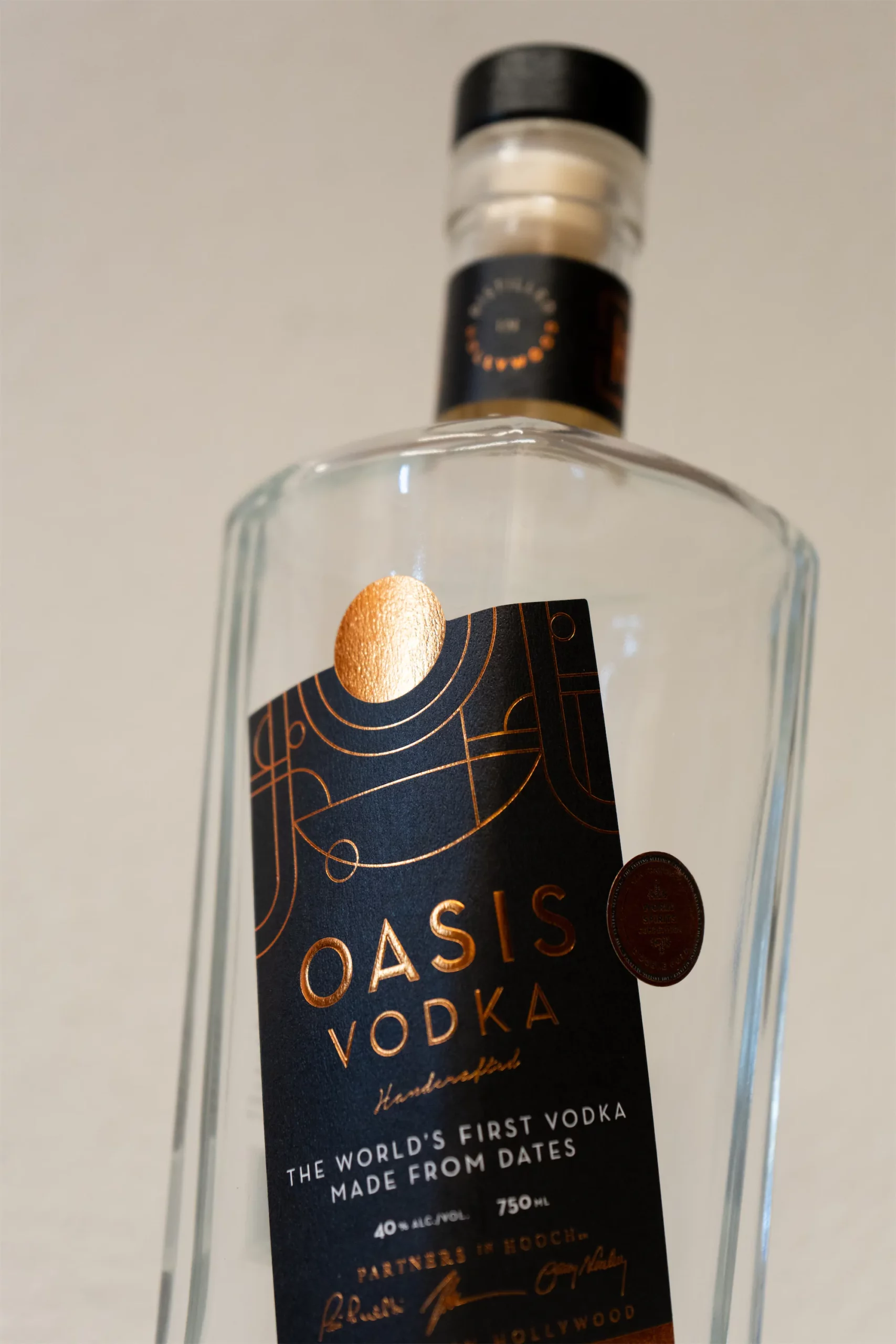 Oasis Vodka Label Design