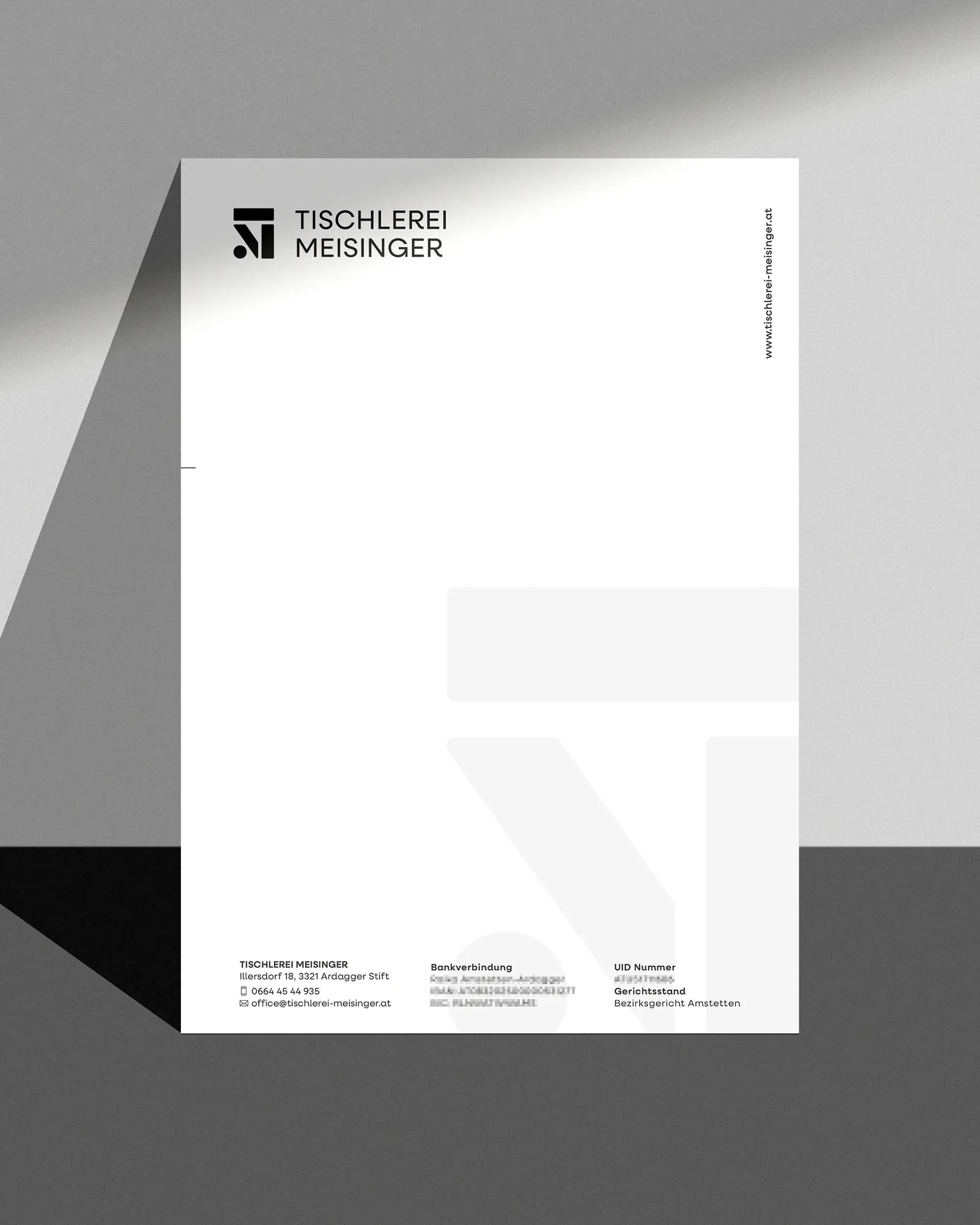 Tischlerei Meisinger 3 Tischlerei Meisinger Briefpapier SATO studio